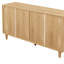 Armoire de rangement polyvalente en rotin pour la chambre à coucher et le salon, améliorant l'organisation