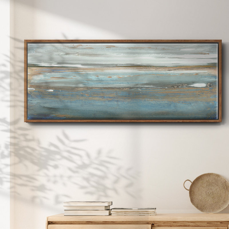 White Roe Morning - toile encadrée, 24" H x 60" W