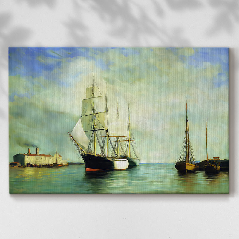 Série Nautical-LVII - Cavas enveloppés de galerie, 32 x 48