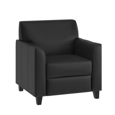 Chaise Adrey LeatherSoft avec structure aux coutures épurées