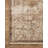 Sorrento Oriental Machine Made Power Loom Polyester Area Rug in Beige/Brown-78565287