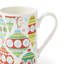 Mug Meirion Tall Mugs Christmas Baubles Mug Single Mug