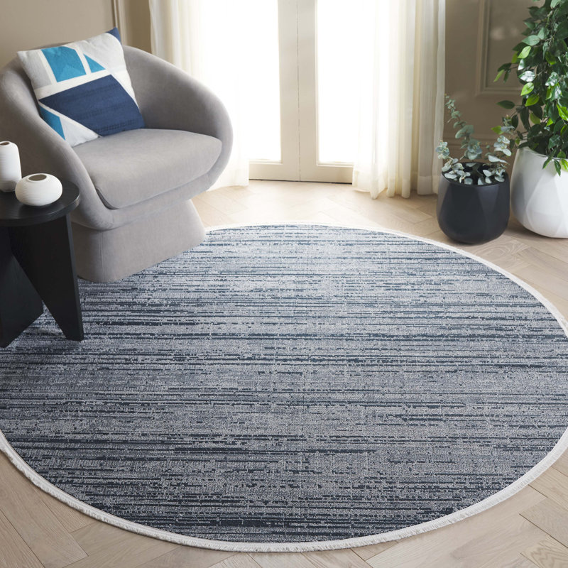 Rosalba Performance Abstract Rug, Round 6'7"