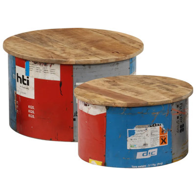 Baggett Drum Coffee Table