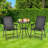 Set Of 2 Outdoor Patio Folding Chair With Ergonomic Armrests-2063416977