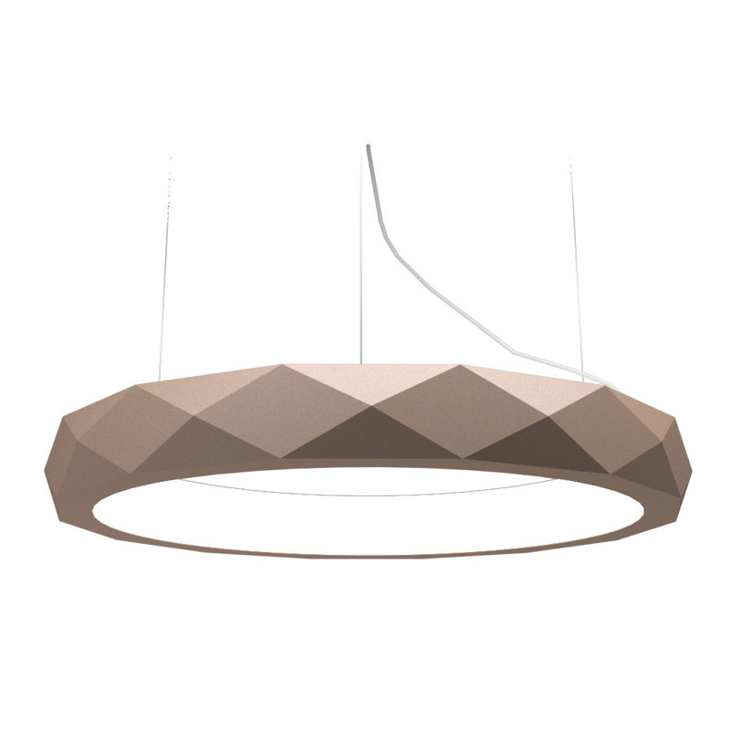 1 - Light LED Pendant, Louro Freijó, 4.68" H x 39" W x 39" D