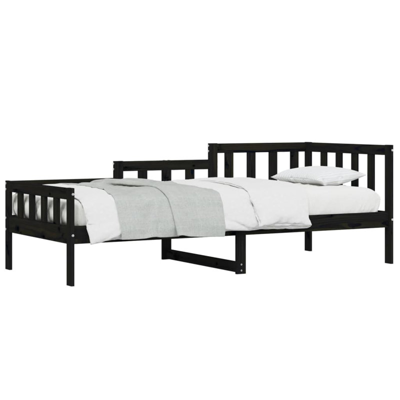 Koah Solid Wood, Black, Small Single (80 x 200cm)