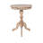 Hannelore Solid Wood Pedestal End Table-332011121