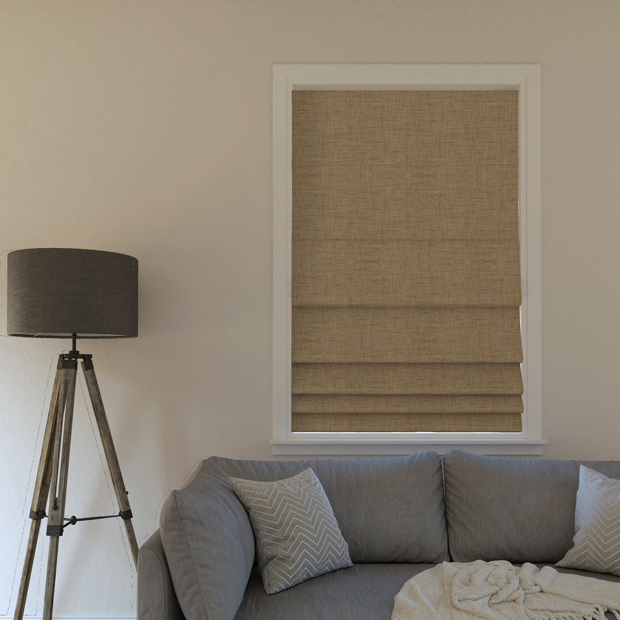 Sun Zero Somerton Thermal 100% Blackout Cordless Roman Shade