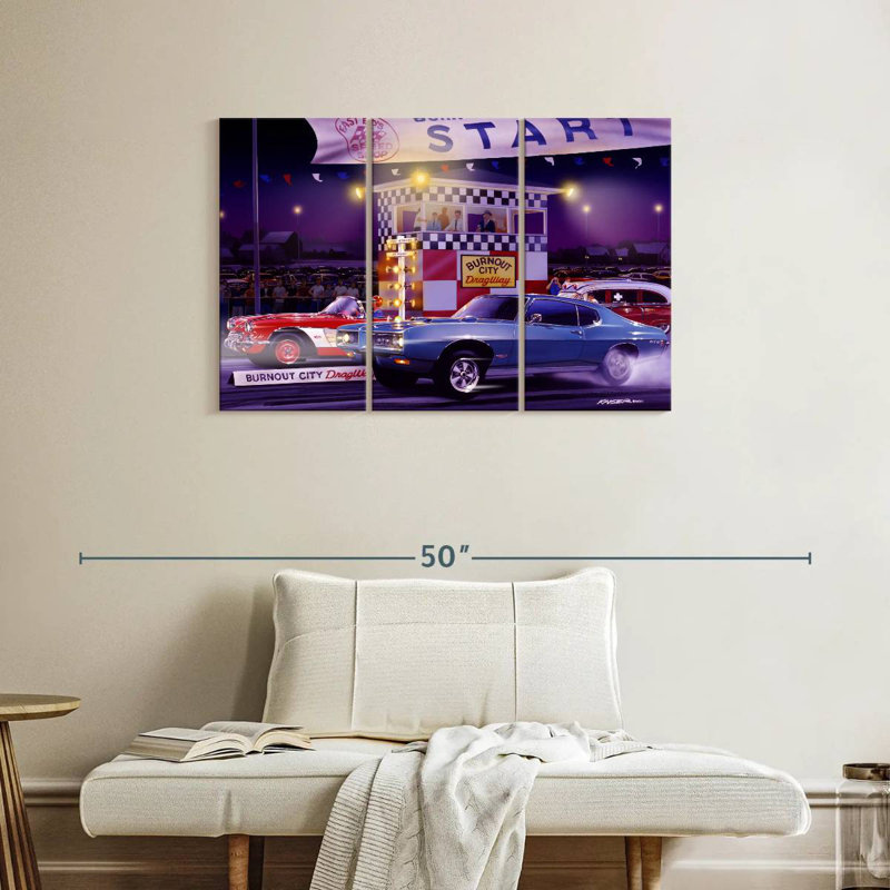 Mehar Drag City, 24" H x 38" W