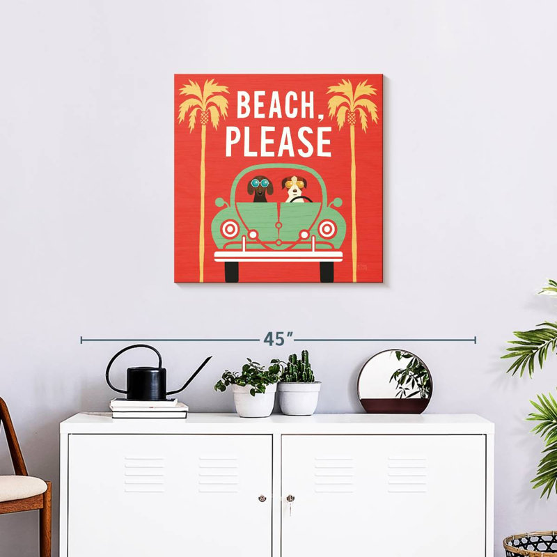 Beach Bums Beetle, 24" H x 24" W