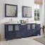  Ensemble de meuble-lavabo double 84 "avec miroir Modern-62326226