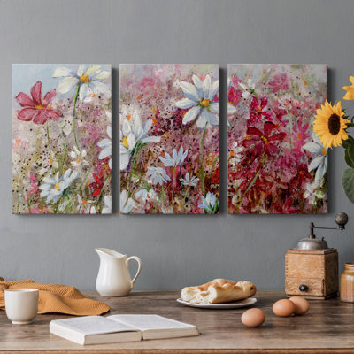 " Wildflower Fance " 3 - Pieces