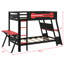 Lit superposé double pour bureau avec ports USB et rangement perforé-1858579416-1858579420