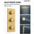 Thermostatic Rainfall Shower System, Ceiling Mount 12" LED Shower Head with Handheld Spray, 6 Body Jets Set-73468204