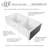 36'' L Double Bowl Fireclay Kitchen Sink-14385982