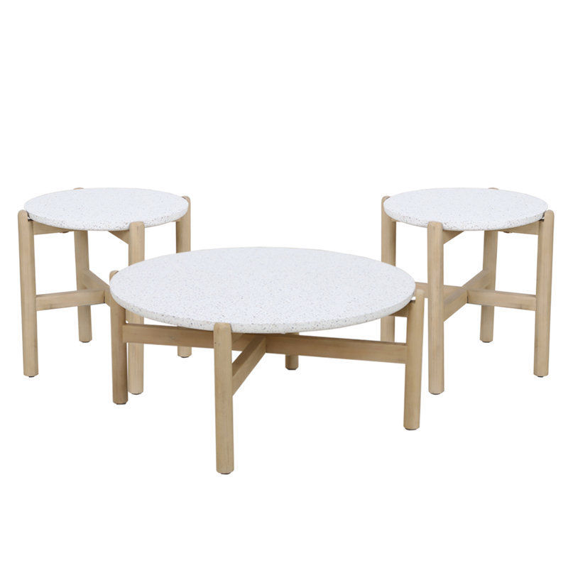 Ensemble de table d'extérieur en béton Mimi