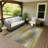 Machine Washable Indoor/Outdoor Millner ACN2261 Stripes Rug-1442929241