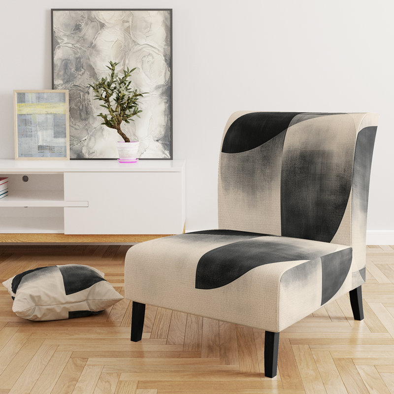 Fauteuil de chambre Abstract Shapes, Slipper Armless