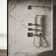 Parallel Single-Function Square Showerhead, Shower Head with One Spray, 2.5 GPM