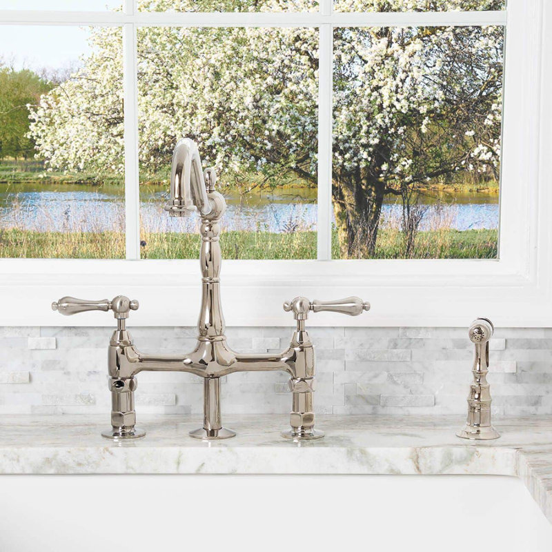 Chevington Kitchen Faucet Side Spray, Polished Nickel