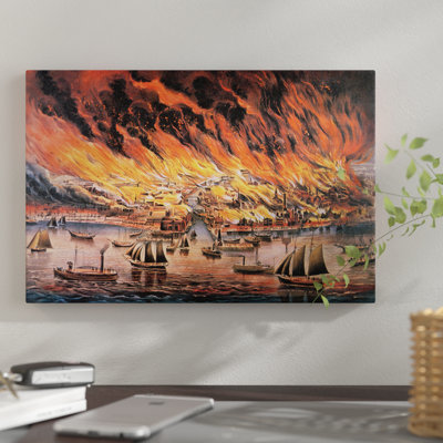 " The Great Fire Of Chicago, 1871 " by Currier & Ives