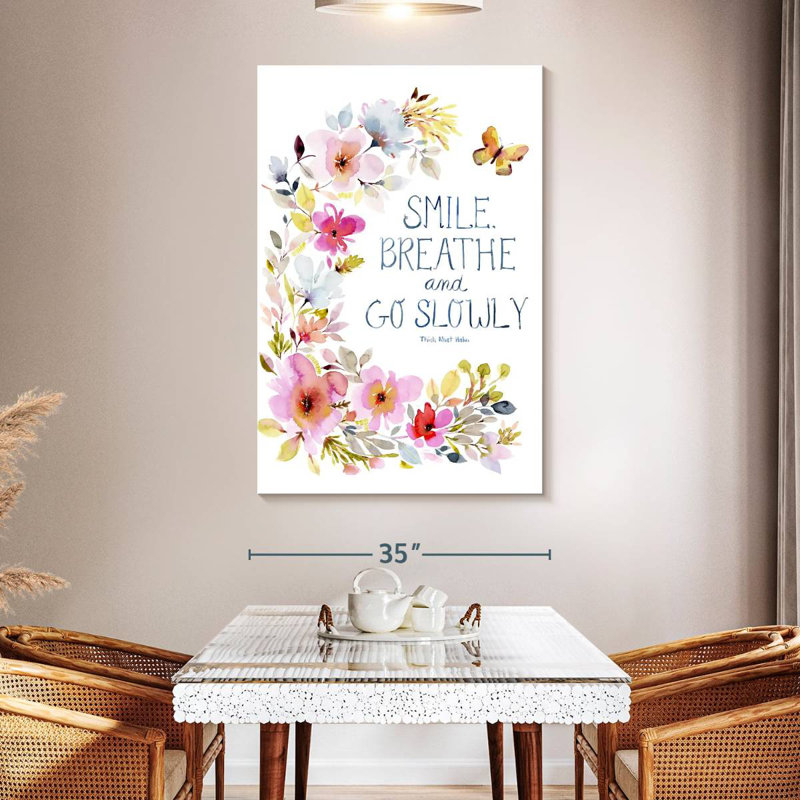 Smile Breathe, H 51 po x l 34 po