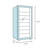 Perlick Single Zone 23.88'' Freestanding 40 Bottle Wine Refrigerator-18602682