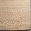 Tapis de couleur unie en jute tissé à la main Uma-33394007