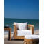 Hamilton Outdoor Teak Swivel Lounge Chair