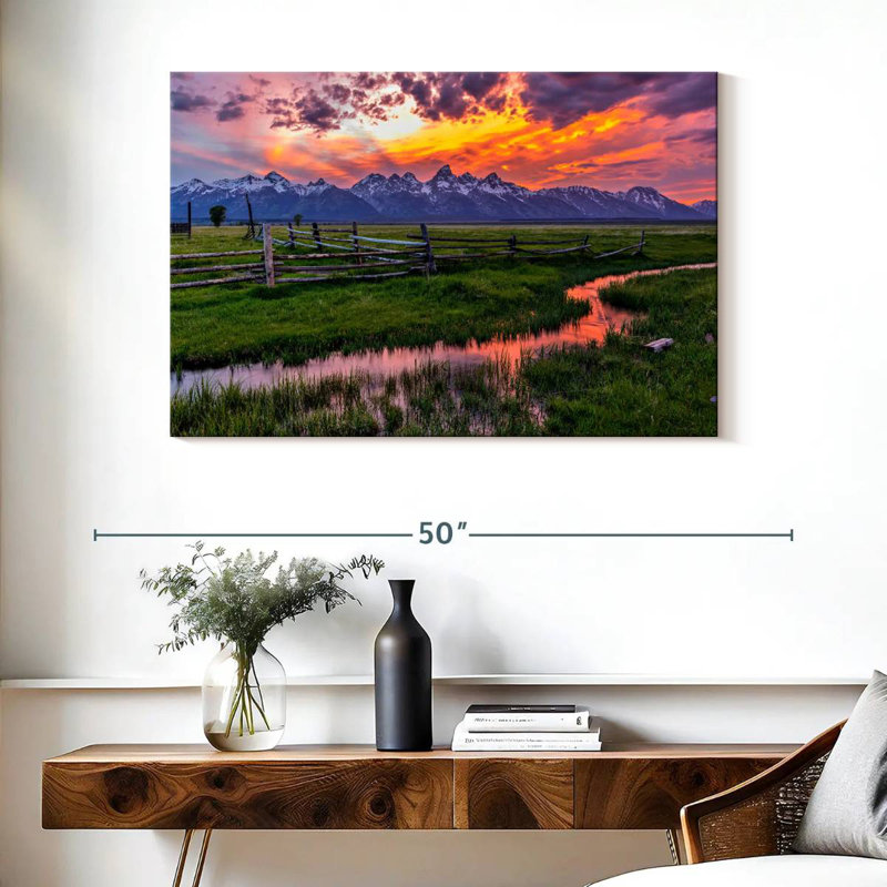 Alvord Grand Teton Radiance, H 26 po x l 39 po