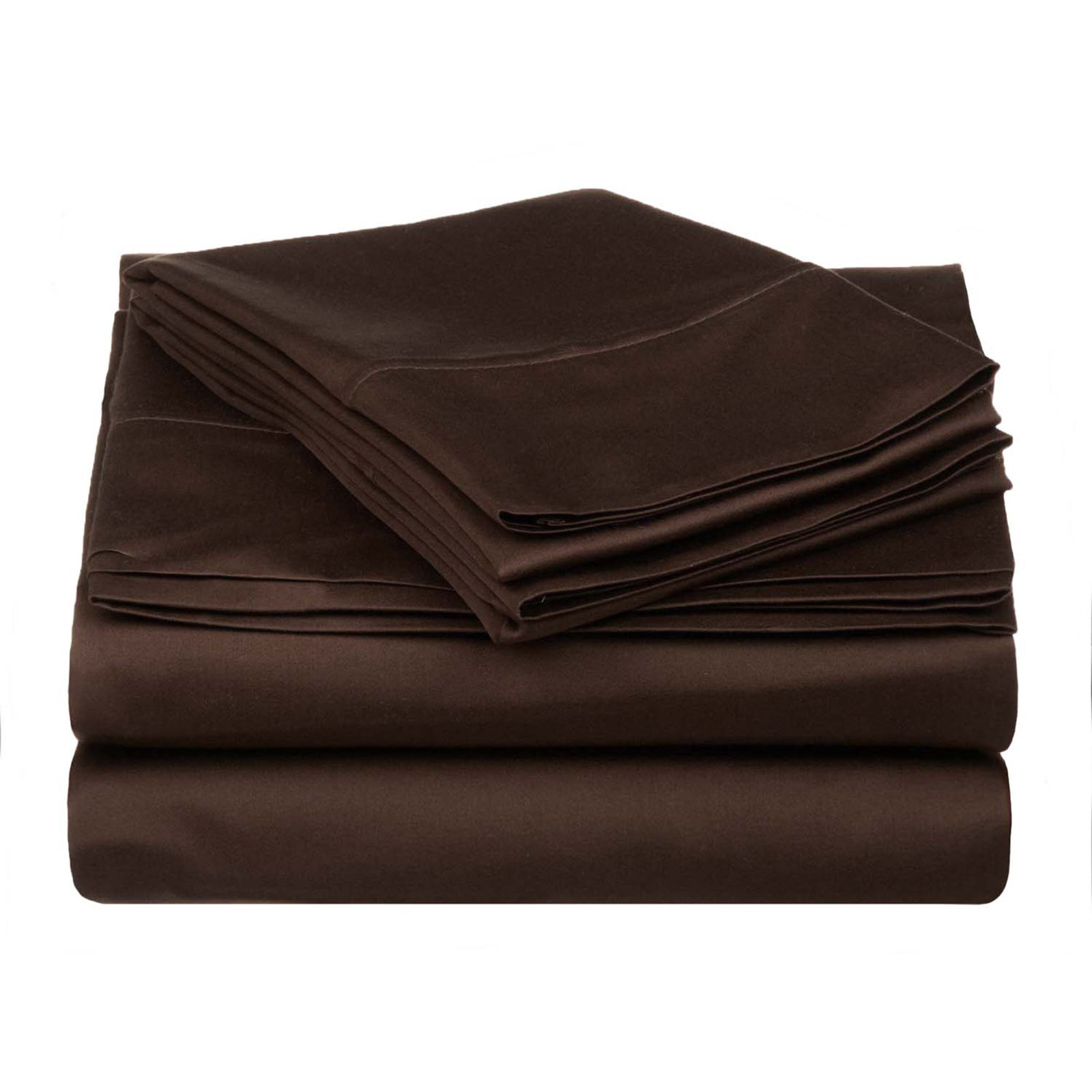 Edmont Cotton Sheet Set, Full, Chocolate