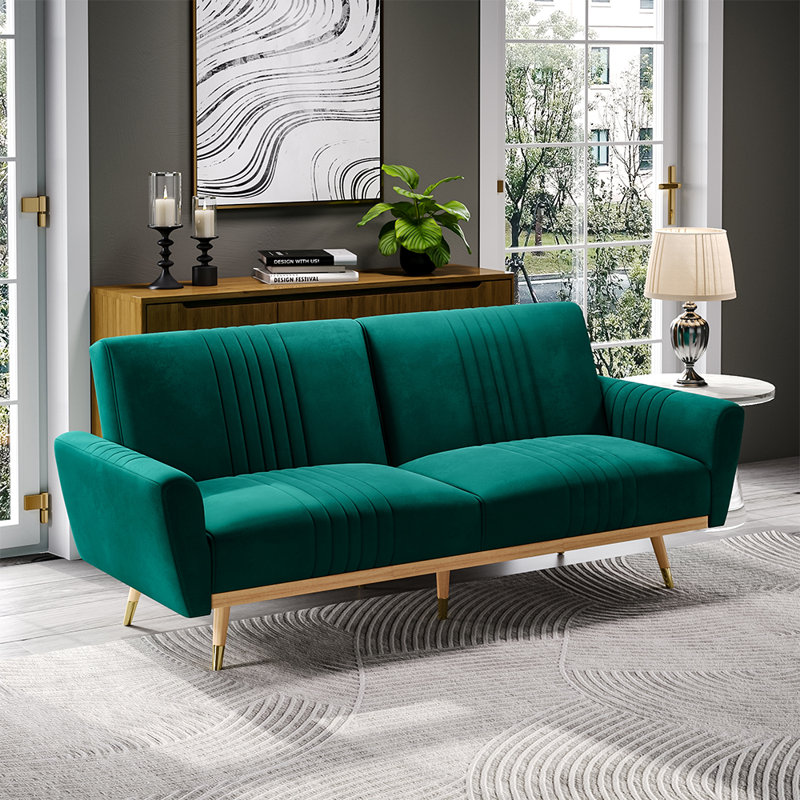 Norson 3 Seater Sleeper, Green