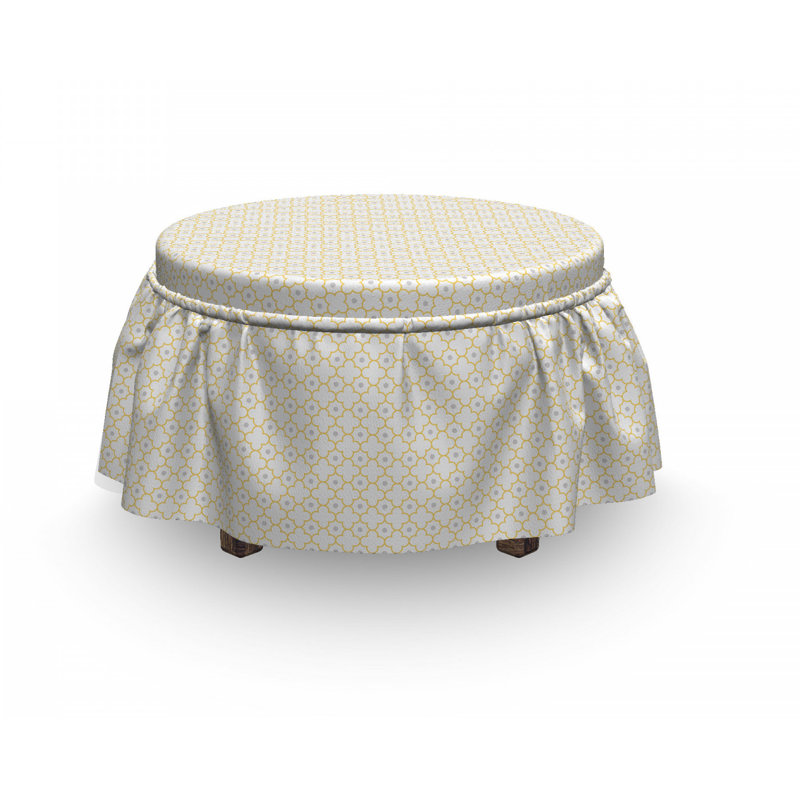 Box Cushion Ottoman Slipcover