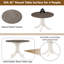 Table basse à piédestal Minonk-1690497499