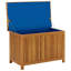 Boîte de rangement d'extérieur vidaXL, boîte de rangement avec couvercle, 35,4 x 19,7 x 22,8 pouces, bois d'acacia massif, brun