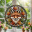 Panneau de vitrail Fox Autumn-368564480