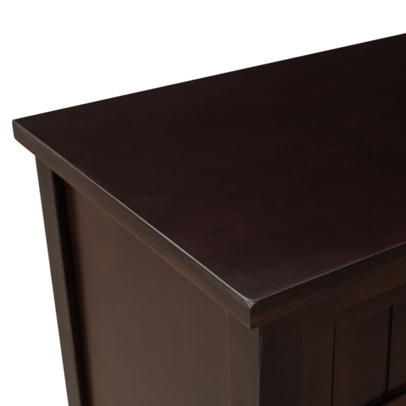 Aubriana 31.7'' Solid Wood Console Table, Espresso