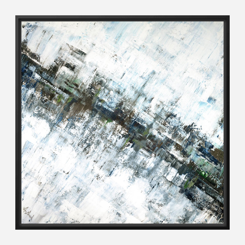 Ascend - reproduction d'artiste sur toile, H 21,5 po x l 21,5 po x P 1,75 po, Toile encadrée noire