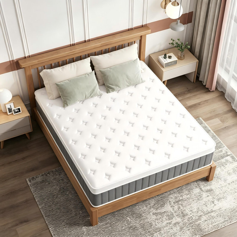 30cm Medium Gel Memory Foam Pocket Sprung 2000 Mattress, Kingsize (5')