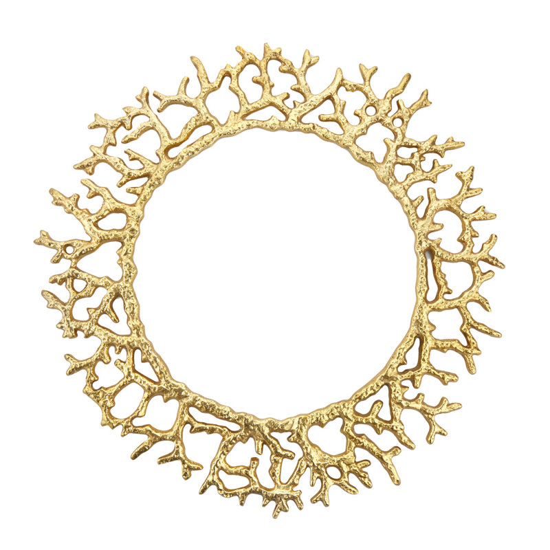 Ensemble de coraux en acier inoxydable Coral, Or
