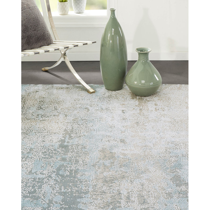 Elysia Blue Rug, Rectangle 5'1" x 7'7"