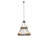 15 - Light Steel Dimmable Tiered Chandelier