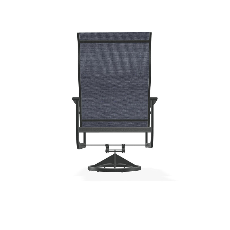 St. Catherine Polymer Outdoor Lounge Chair, Graphite, Alloy Sunbrella®