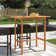 Avalon Eucalyptus Outdoor Bar Table