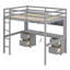 Lit mezzanine double avec tiroirs Jaquela Kids-943325440