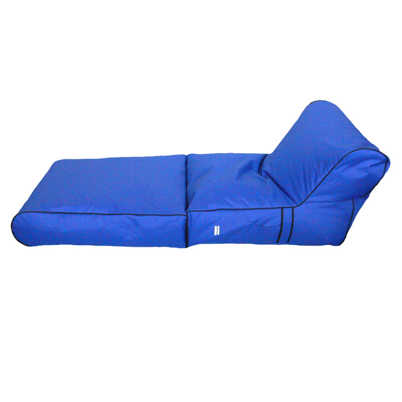 Fauteuil à billes Jumbo, Mélange de polyester bleu
