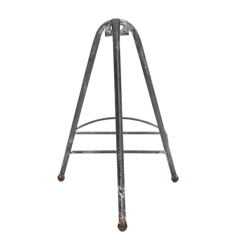 Foreside Home & Garden Cottage Grey Metal Easel