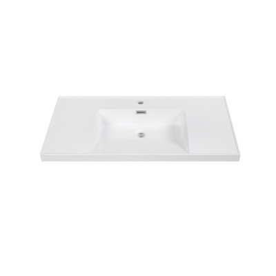 Plateau de meuble-lavabo 39,4 po