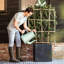 Capi Planter Nature Rib Square 50 x 50cm Black